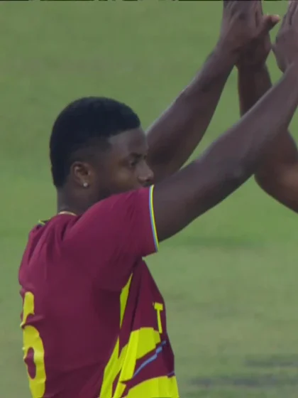 Brandon Mcmullen - Wicket - West Indies vs Scotland