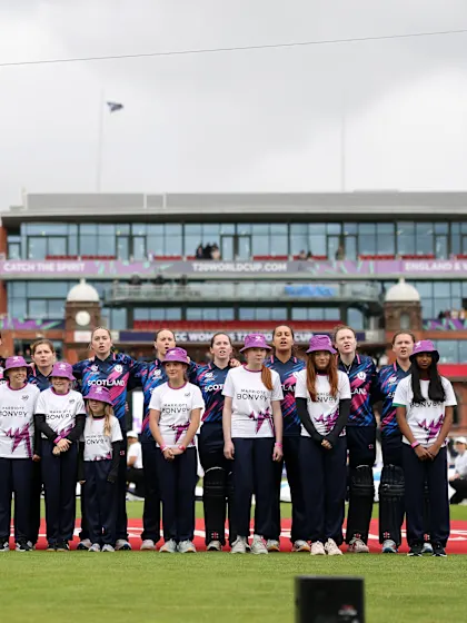The Scottish anthem rings out | Women's T20WC 2026