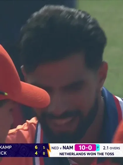 Louren Steenkamp - Wicket - Netherlands vs Namibia