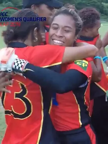 Women's Qualifier 2019 – Africa: Samoa v PNG – PNG winning moment