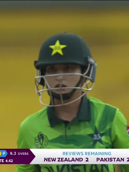 Omaima Sohail - Wicket - New Zealand Women vs Pakistan Women