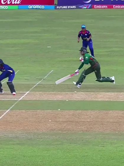 Logo of J Ferdous with a Batting vs Nepal Women Under-19