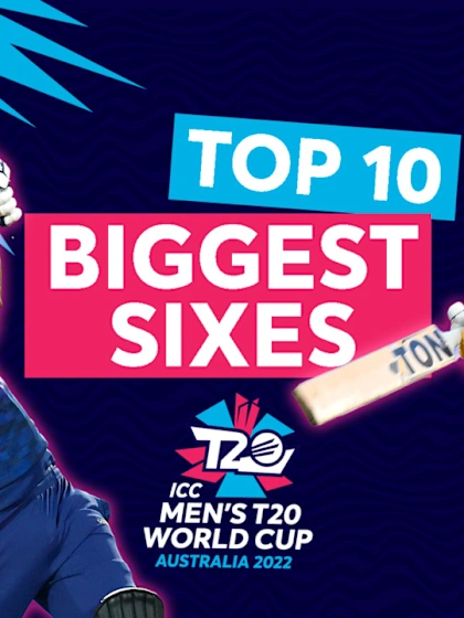Biggest sixes at the ICC Men's T20 World Cup 2022