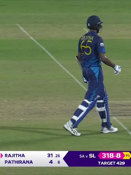 Kasun Rajitha - Six - South Africa vs Sri Lanka