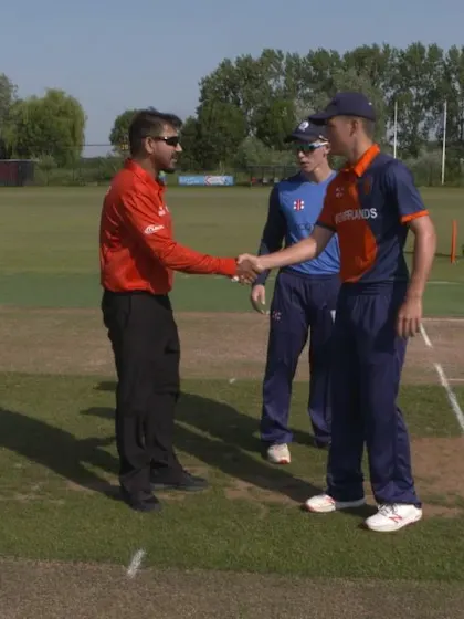 U19 CWC Europe Q: Ned v Sco – Toss