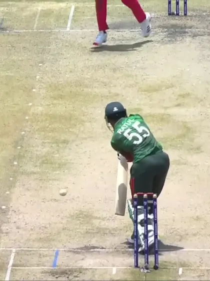 Samiun Basir Ratul with a Four vs. Zimbabwe