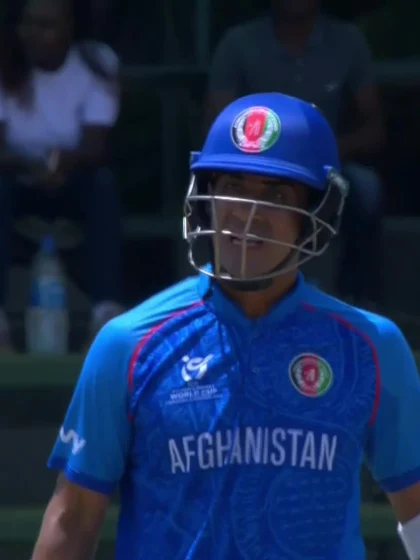 Osman Sadat with a Four vs. India