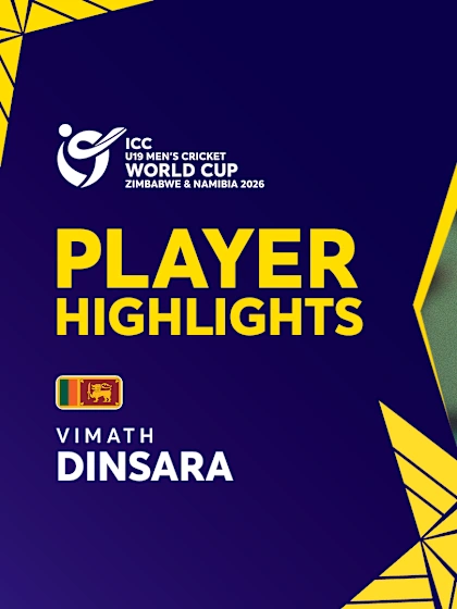Captain Vimath Dinsara steadies the ship | Player Highlights | U19 CWC 2026