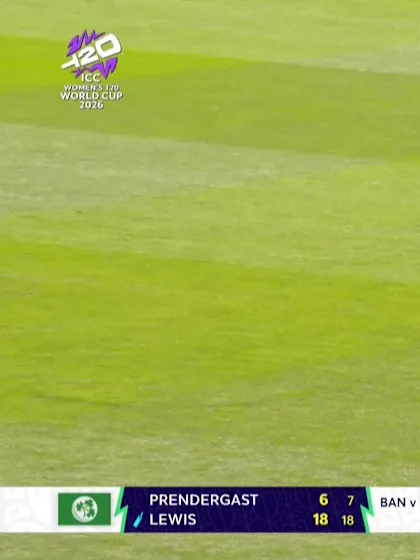 Gaby Lewis - Wicket - Ireland vs Bangladesh