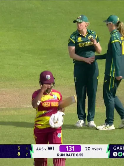 Afy Fletcher - Wicket - West Indies vs Australia