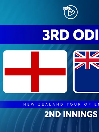 3rd ODI: England v New Zealand (2nd Innings)
