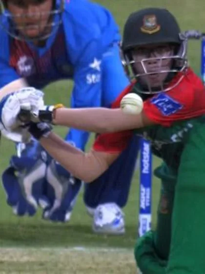 Bangladesh Innings Super Shots v IND ICC Womens WT20 2016
