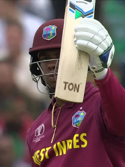 CWC_2019_MATCH23_WIvBAN_WI_HETMYER_50_CELEBRATION_SLOWMO