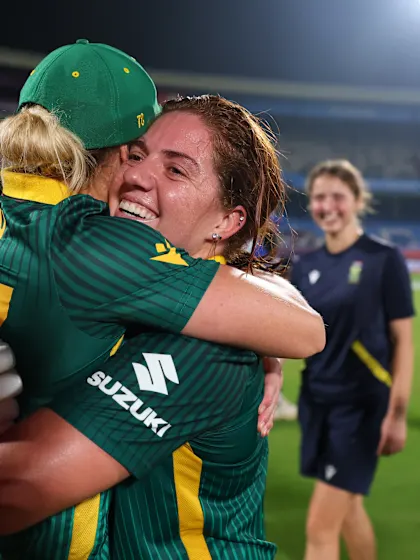 De Klerk emotes after securing a memorable win | CWC25 