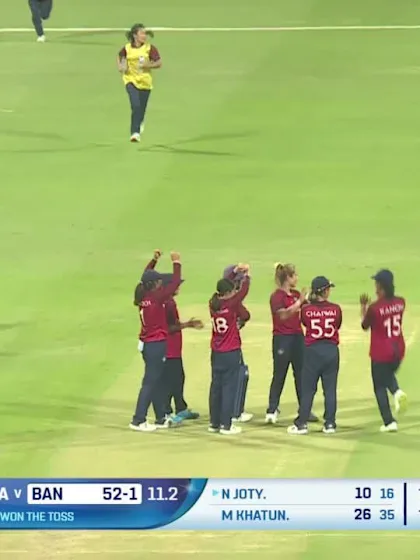 Logo of Wicket - Nigar Sultana Joty - Bangladesh v Thailand
