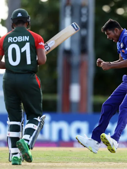 Ravi Kumar’s sizzling spell | IND v BAN | ICC U19 Men’s CWC 2022