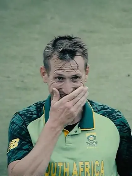 CWC19: NZ v SA - Morris 3/49 montage