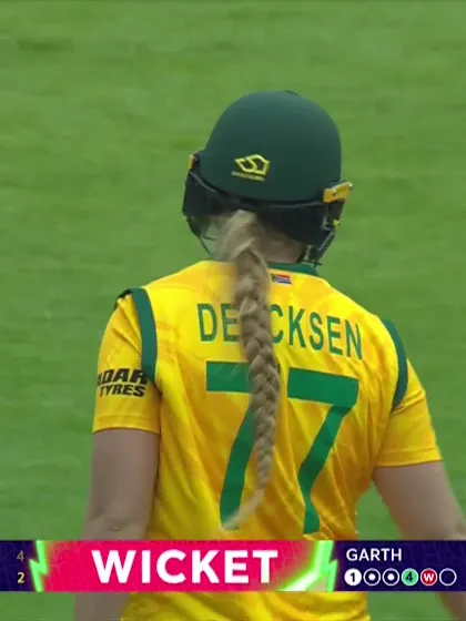 Annerie Dercksen - Wicket - Australia vs South Africa
