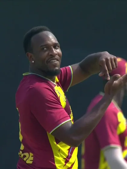 Syed Naqvi - Wicket - West Indies vs Italy