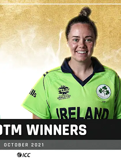 Asif Ali and Laura Delany voted ICC Players of the Month for October