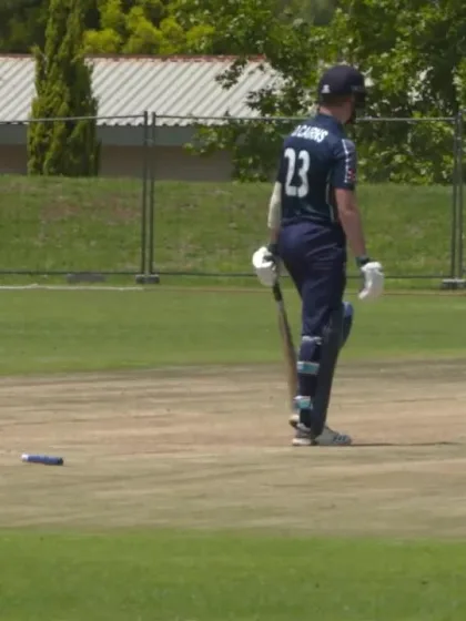 ICC U19 CWC: BAN v SCO – Chowdhury removes Danny Cairns' off stump