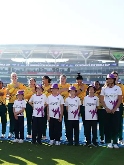South Africa proudly sing their national anthem | Women's T20WC 2026