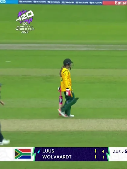 Sune Luus - Wicket - Australia vs South Africa