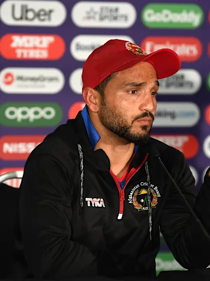 4 June - Cardiff - Afghanistan Captain Gulbadin Naib post-match press conference