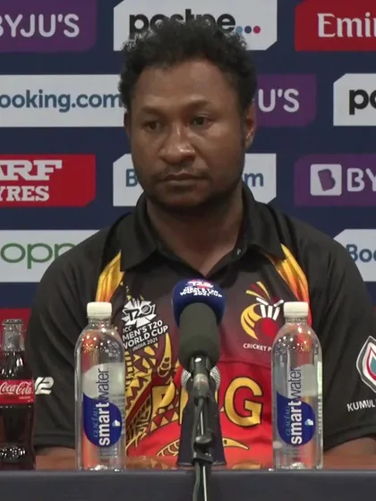 21 October - Oman - PNG Captain Assad Vala post-match press conference