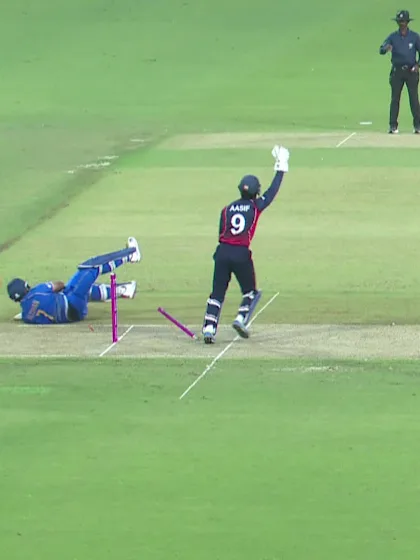Harshit Kaushik - Wicket - Nepal vs United Arab Emirates