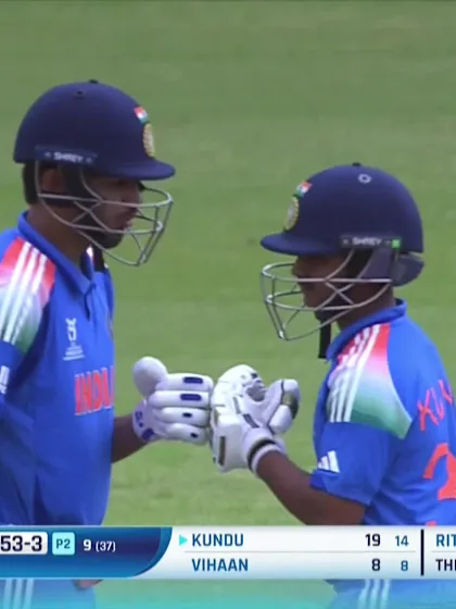 Abhigyan Kundu with a Four vs. USA