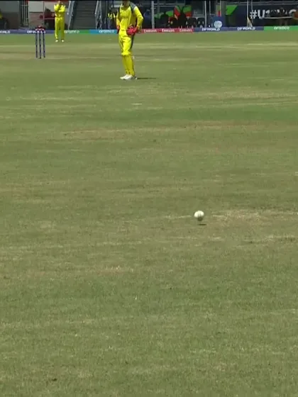 Caleb Falconer with a Four vs. Australia