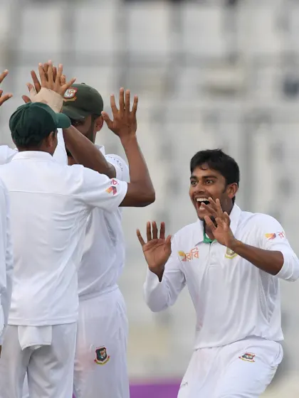 Mehedi, Shakib deliver historic win for Bangladesh