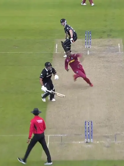 CWC19: WI v NZ - Electric Cottrell runs out de Grandhomme