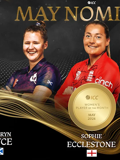 ICC Women’s Player of the Month nominees for May 2024 revealed