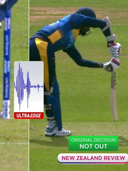 CWC19: NZ v SL - Henry strikes with the second ball of the match following a review 