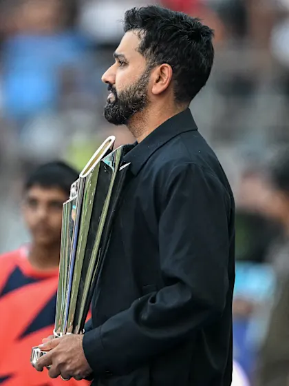 Rohit Sharma walks out the T20 World Cup trophy | T20WC 2026