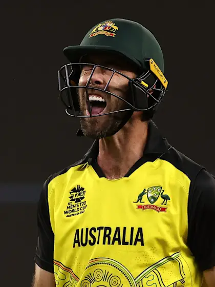 Logo of Ashen Bandara with as much style as skill to catch Glenn Maxwell | T20WC 2022