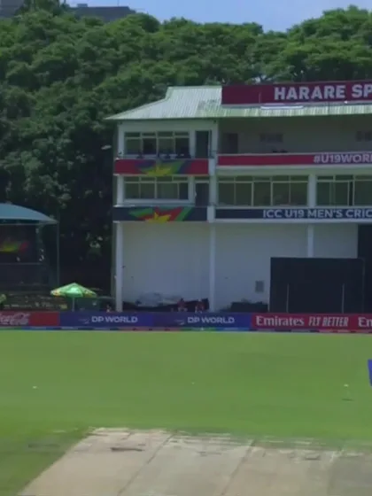 N Samuel with a Four vs. West Indies