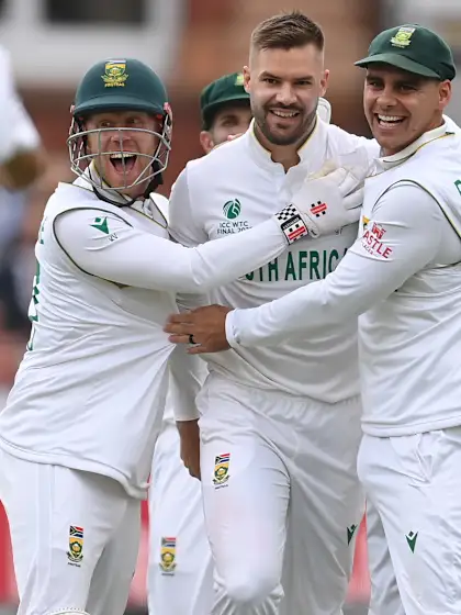 Logo of Markram removes Hazlewood to close AUS innings | WTC25 Final