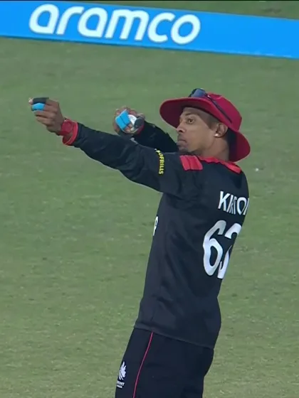 Harshit Kaushik - Wicket - CAN vs United Arab Emirates