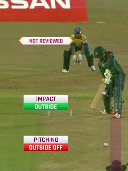 SL v BAN: Bangladesh miss a chance to review