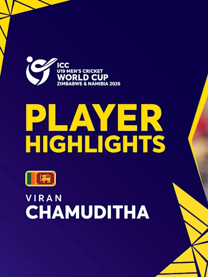 A record-breaking knock from Chamuditha | Player Highlights | U19 CWC 2026