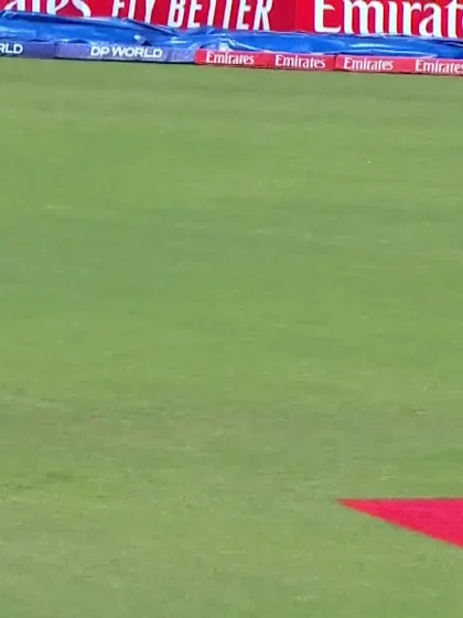 Aaron Varghese with a Four vs. England