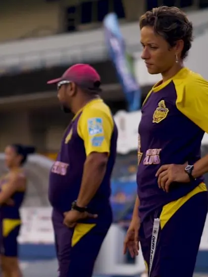 Asha De Freitas-Moseley, trainer of the Trinbago Knight Riders