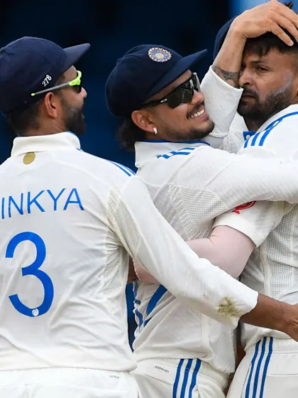 Logo of India debutant earns praise after West Indies fightback in Trinidad