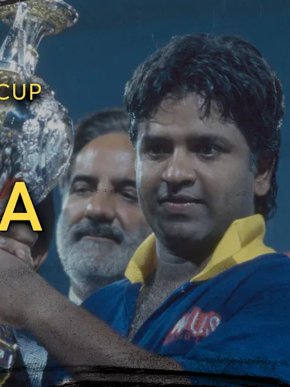 Arjuna Ranatunga leads Sri Lanka to their maiden CWC title