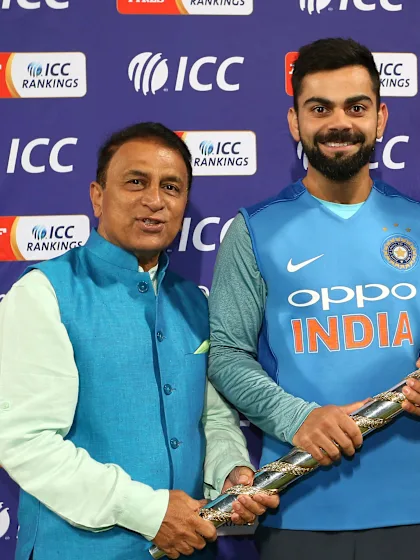 Kohli presented with ICC Test Championship mace