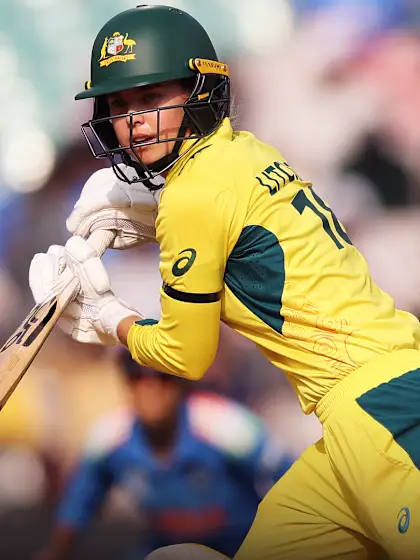 Litchfield steady despite India's early strike | Powerplay Highlights | CWC25 