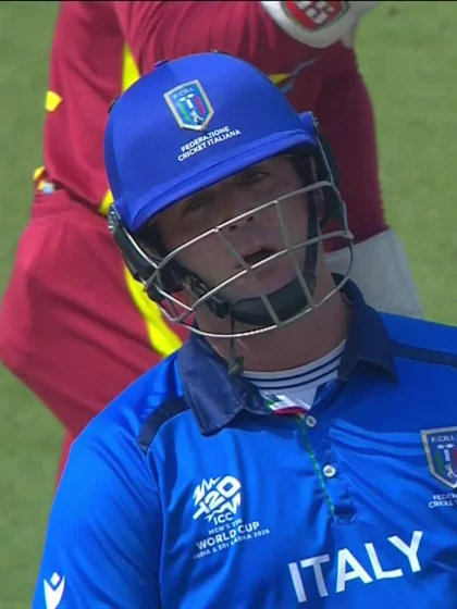 Jj Smuts - Wicket - West Indies vs Italy